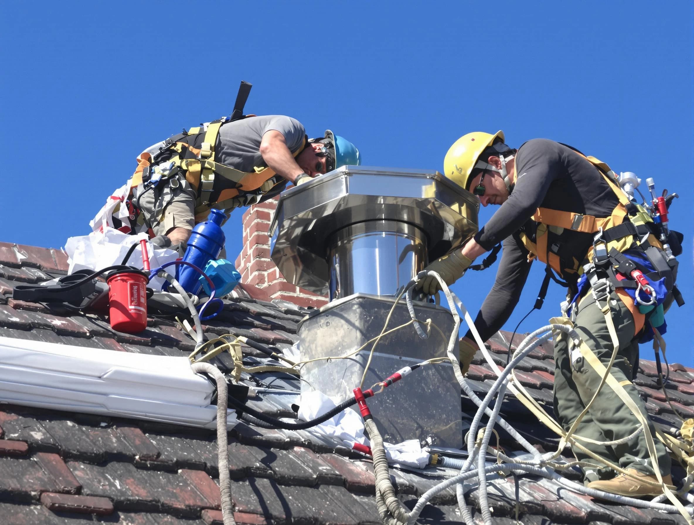 Protective chimney cap installed by East Brunswick Chimney Sweep in East Brunswick, NJ