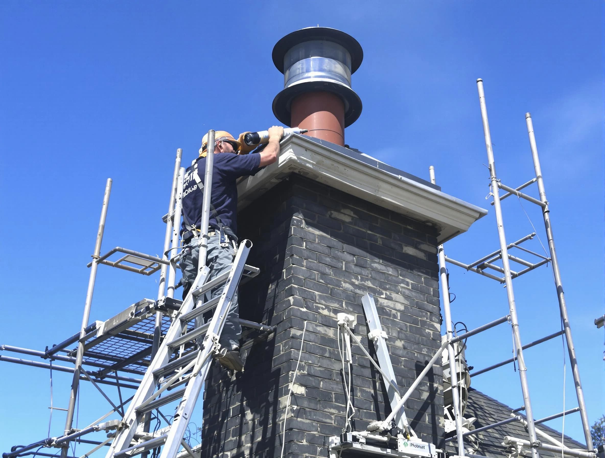 Sturdy chimney crown finished by East Brunswick Chimney Sweep in East Brunswick, NJ