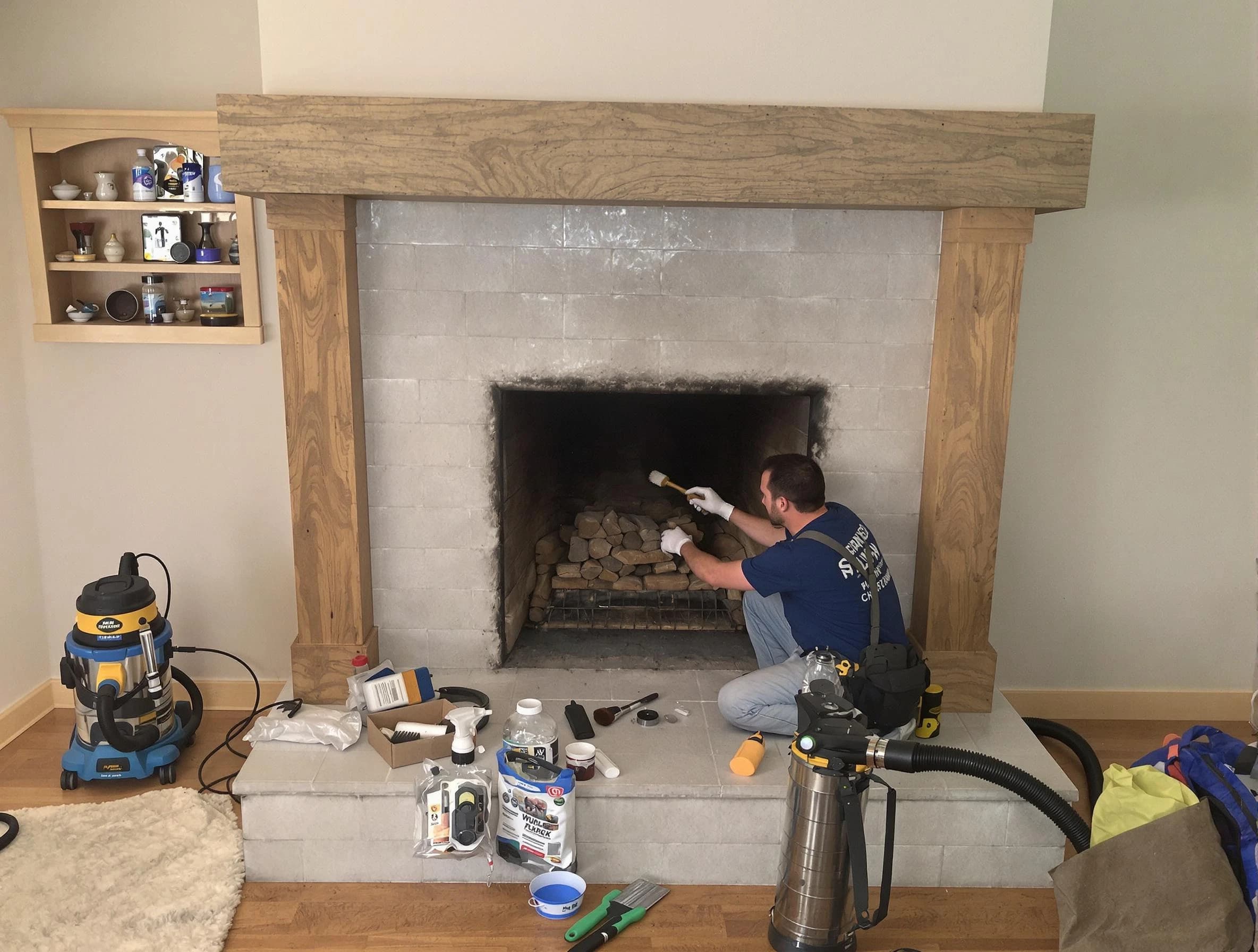 Detailed creosote removal process by East Brunswick Chimney Sweep in East Brunswick, NJ