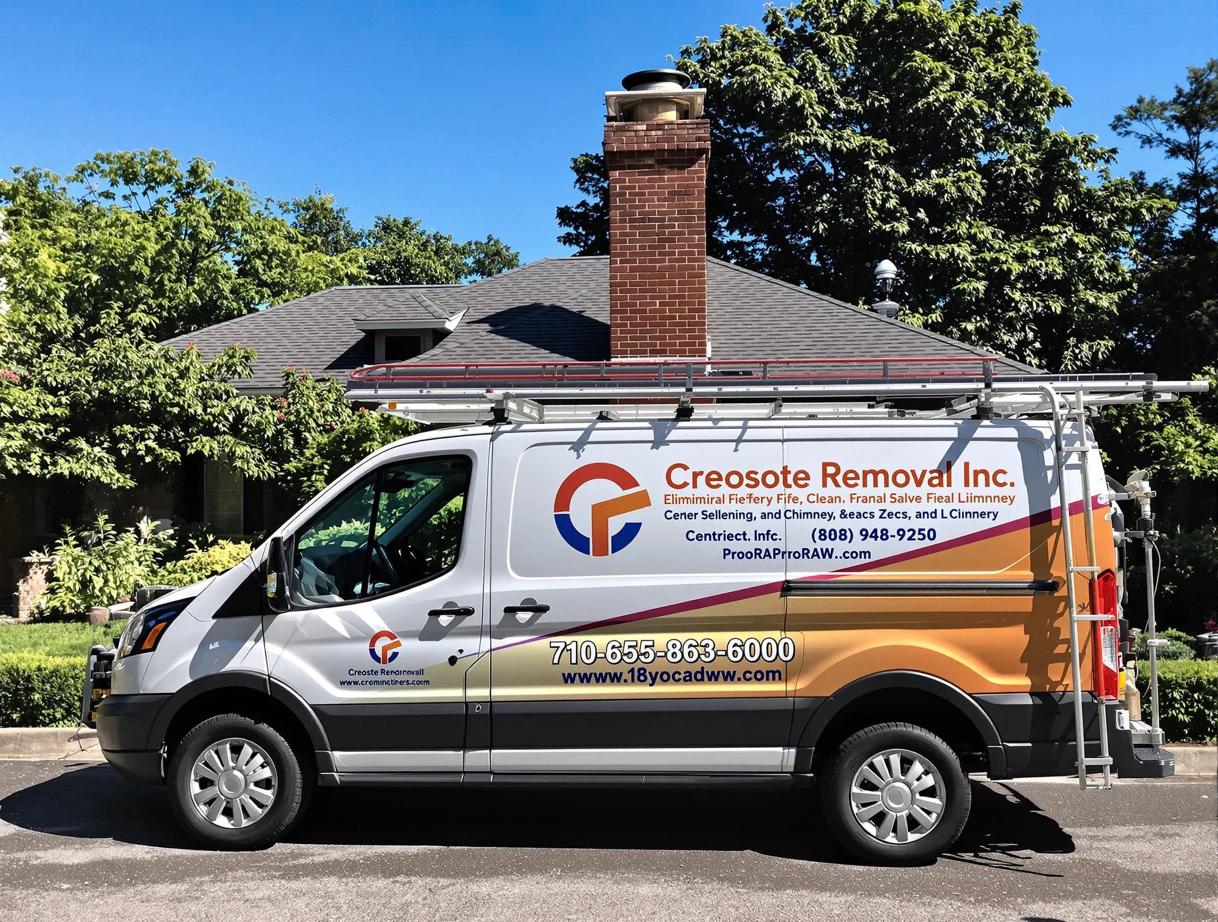 East Brunswick Chimney Sweep technician removing creosote safely in East Brunswick, NJ